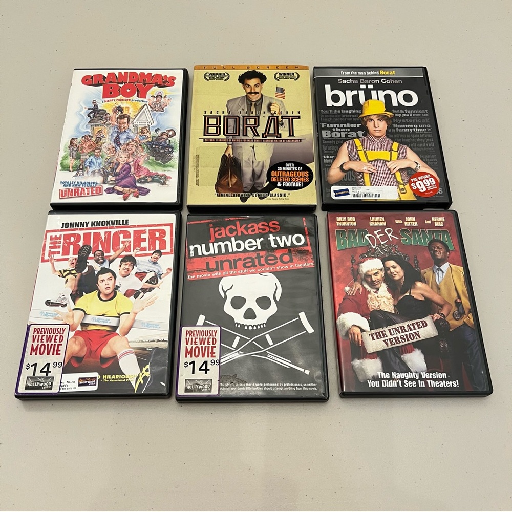 6 Raunchy Comedy Movies DVD Bundle